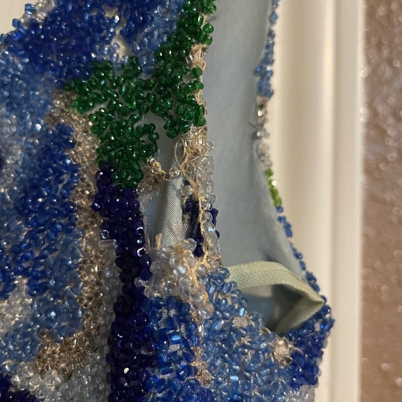 VINTAGE MUSEUM PIECE!!! Arnold Scaasi ball gown circa 1957. Fully beaded bodice. - Picture 7 of 11